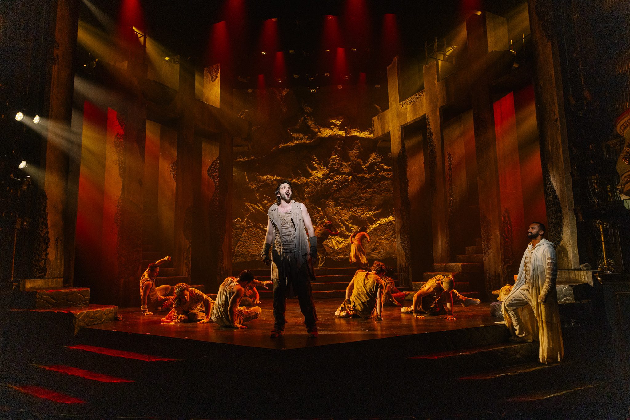 Shane Lonergan performing as Simon in Jesus Christ Superstar at Asolo Repertory Theatre